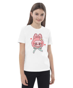 POP MART Labubu Printing Organic cotton kids t-shirt P3-39