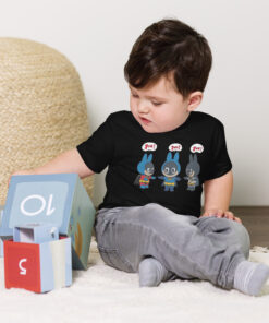 POP MART Labubu Printing Toddler Short Sleeve Tee P1-49