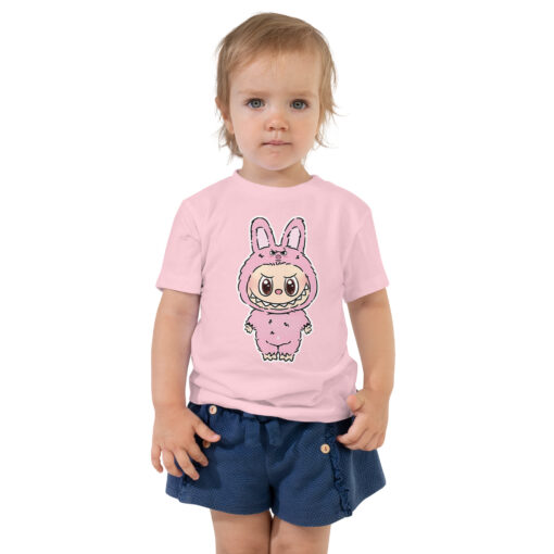 POP MART Labubu Printing Toddler Short Sleeve Tee P3-46 - Image 3