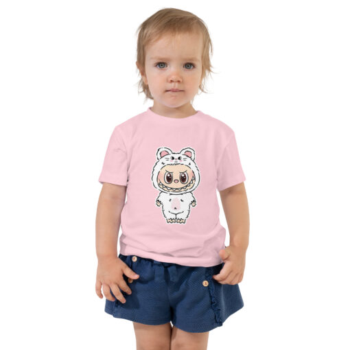 POP MART Labubu Printing Toddler Short Sleeve Tee P3-47 - Image 3
