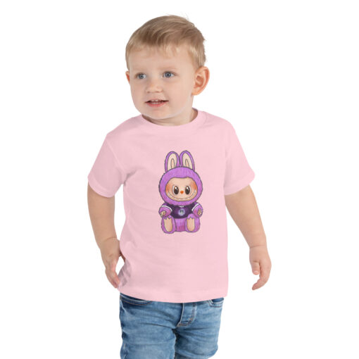POP MART Labubu Printing Toddler Short Sleeve Tee P3-126 - Image 3