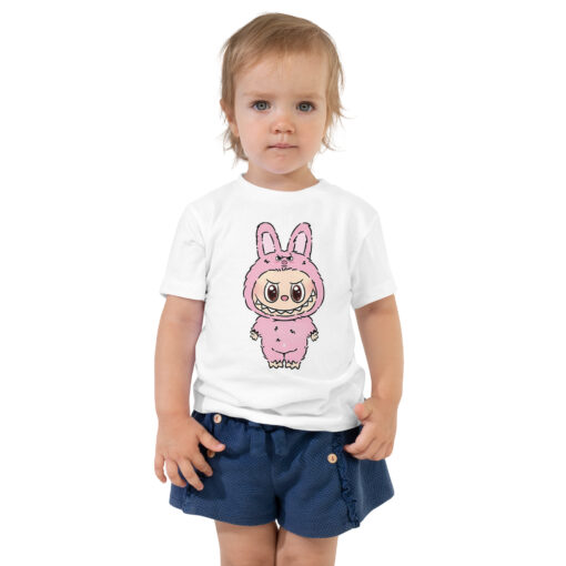 POP MART Labubu Printing Toddler Short Sleeve Tee P3-46 - Image 4