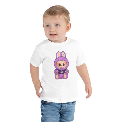 POP MART Labubu Printing Toddler Short Sleeve Tee P3-126 - Image 4