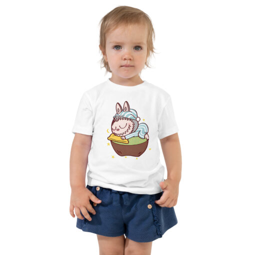 POP MART Labubu Printing Toddler Short Sleeve Tee P1-130 - Image 4