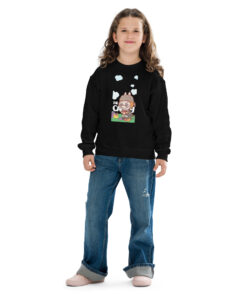 POP MART Labubu Printing Youth crewneck sweatshirt P1-60