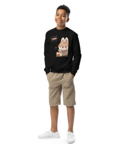 POP MART Labubu Printing Youth crewneck sweatshirt P01-250315-1