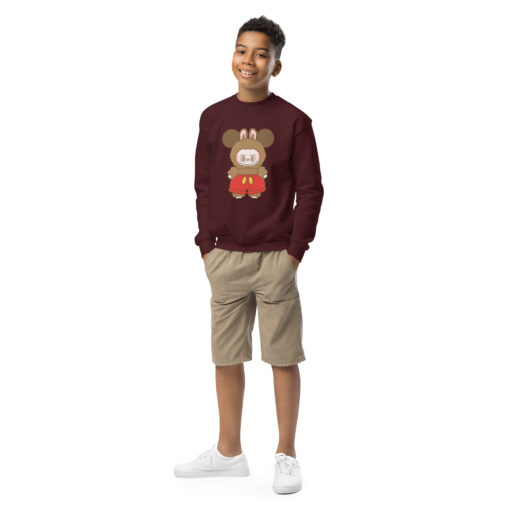 POP MART Labubu Printing Youth crewneck sweatshirt P3-111 - Image 3