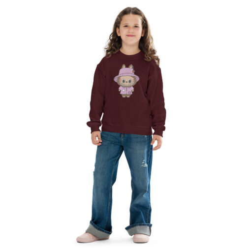 POP MART Labubu Printing Youth crewneck sweatshirt P3-144 - Image 3