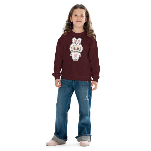 POP MART Labubu Printing Youth crewneck sweatshirt P3-45 - Image 3