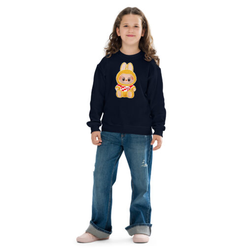 POP MART Labubu Printing Youth crewneck sweatshirt P3-133 - Image 2