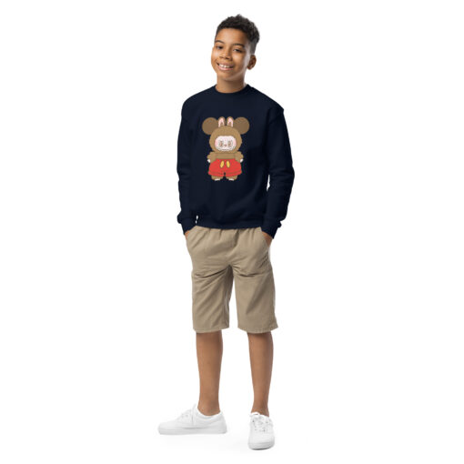 POP MART Labubu Printing Youth crewneck sweatshirt P3-111 - Image 2