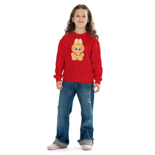 POP MART Labubu Printing Youth crewneck sweatshirt P3-133 - Image 4