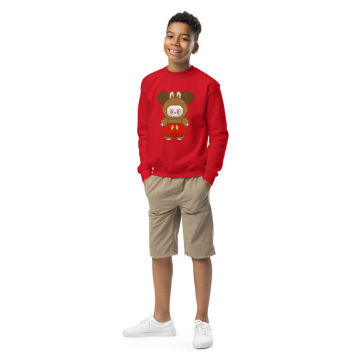 POP MART Labubu Printing Youth crewneck sweatshirt P3-111 - Image 4