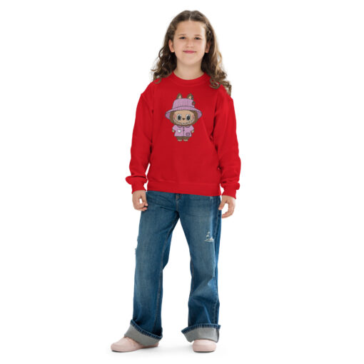 POP MART Labubu Printing Youth crewneck sweatshirt P3-144 - Image 4