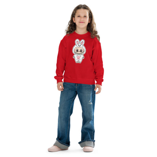 POP MART Labubu Printing Youth crewneck sweatshirt P3-45 - Image 4