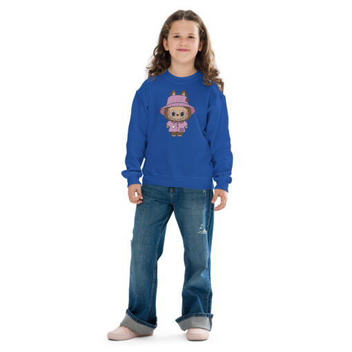POP MART Labubu Printing Youth crewneck sweatshirt P3-144 - Image 6