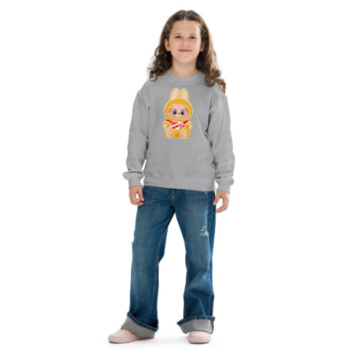 POP MART Labubu Printing Youth crewneck sweatshirt P3-133 - Image 7