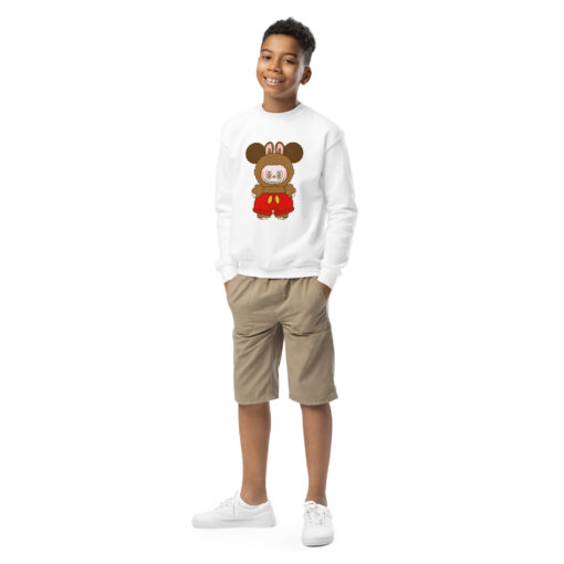POP MART Labubu Printing Youth crewneck sweatshirt P3-111 - Image 8