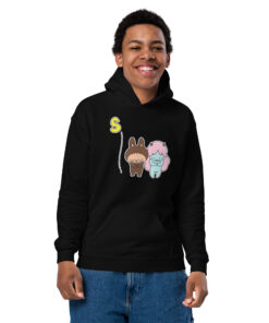 POP MART Labubu Printing Youth heavy blend hoodie P1-37