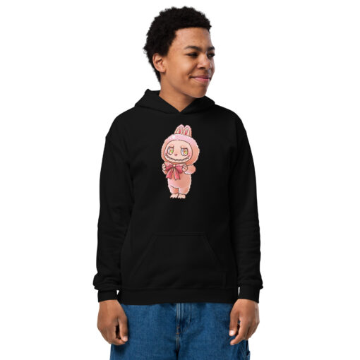 POP MART Labubu Printing Youth heavy blend hoodie P3-118 - Image 2