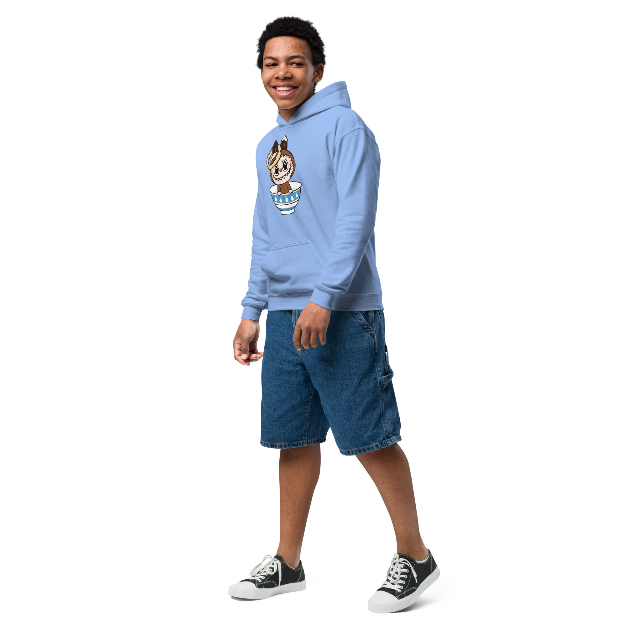 POP MART Labubu Printing Youth heavy blend hoodie P1-186 - Image 23