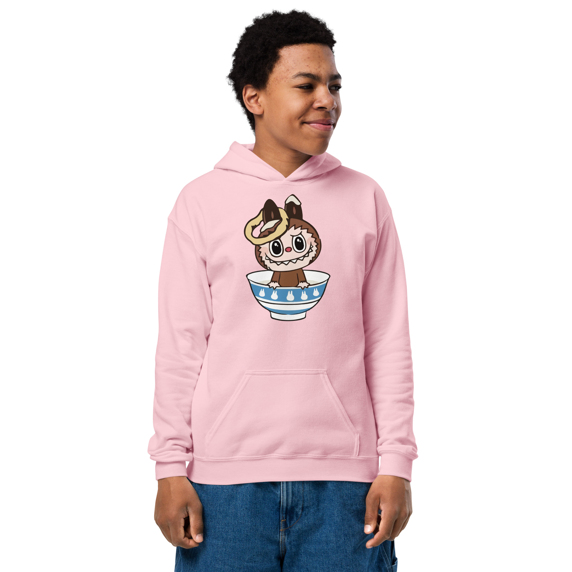 POP MART Labubu Printing Youth heavy blend hoodie P1-186 - Image 26