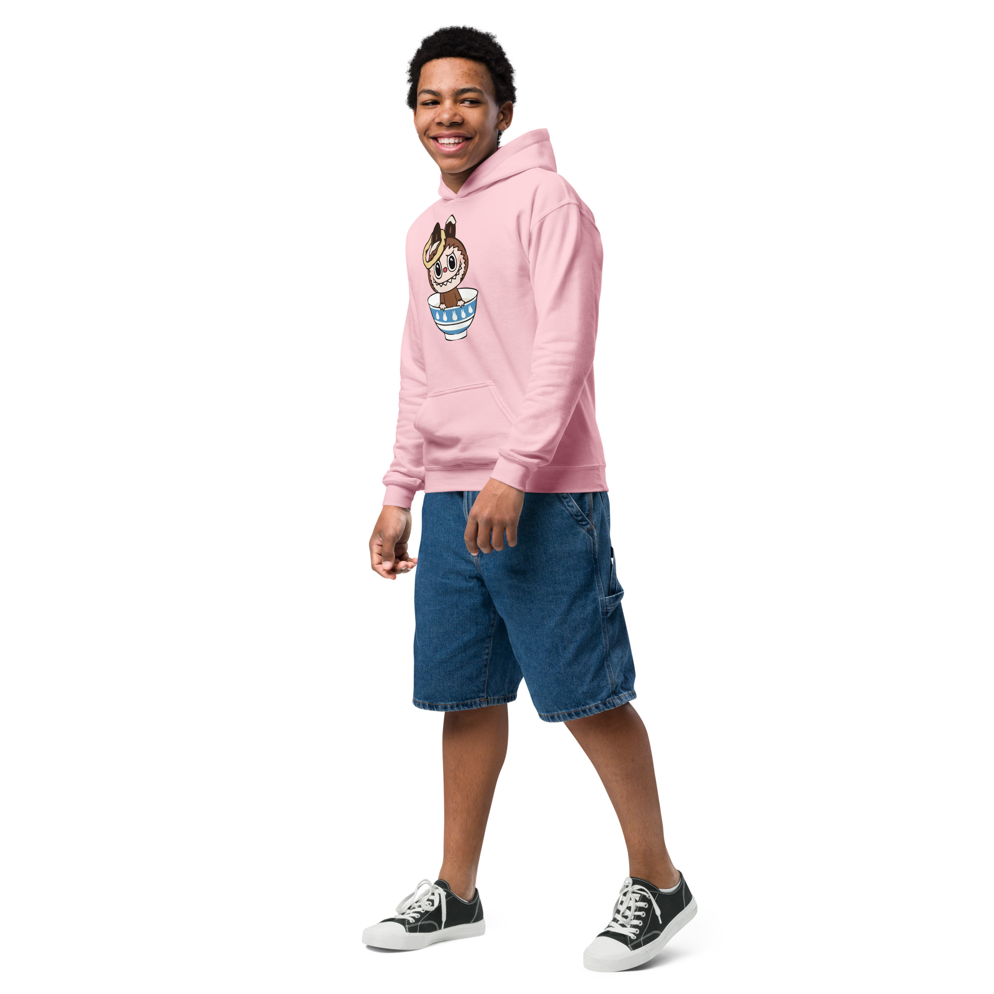 POP MART Labubu Printing Youth heavy blend hoodie P1-186 - Image 28