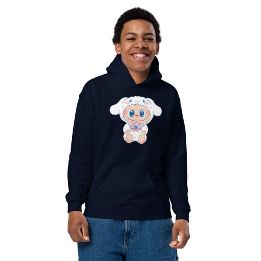 POP MART Labubu Printing Youth heavy blend hoodie P3-15 - Image 7