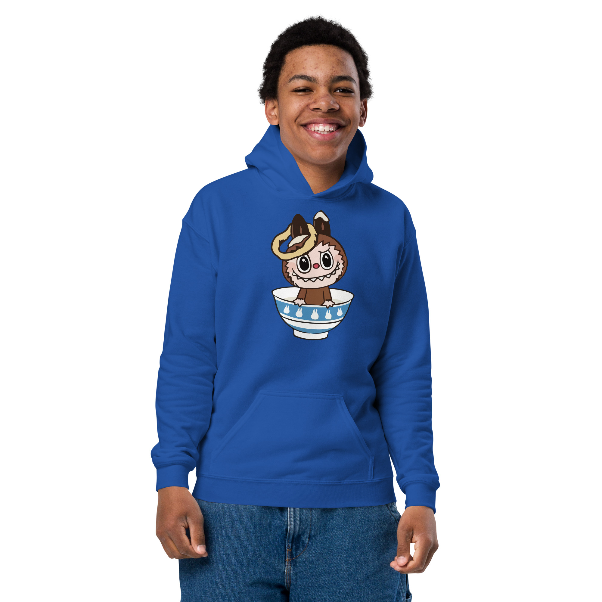 POP MART Labubu Printing Youth heavy blend hoodie P1-186 - Image 17