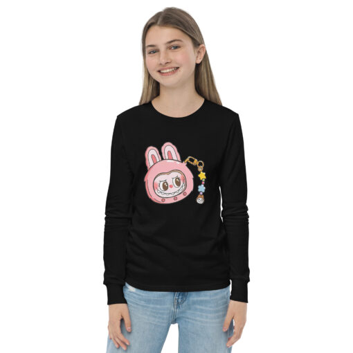 POP MART Labubu Printing Youth long sleeve tee P3-42 - Image 2