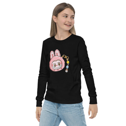 POP MART Labubu Printing Youth long sleeve tee P3-42 - Image 3