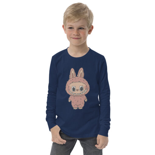 POP MART Labubu Printing Youth long sleeve tee P3-141 - Image 4