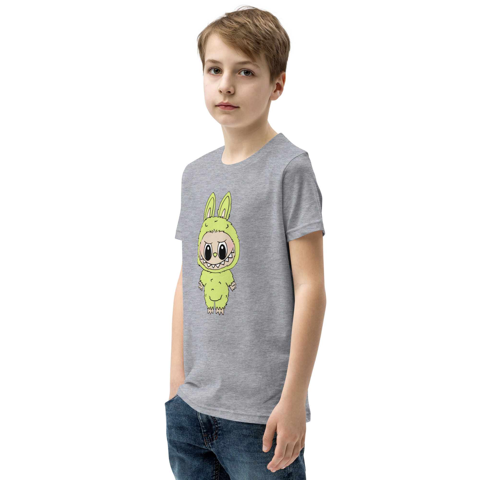 POP MART Labubu Printing Youth Short Sleeve T-Shirt P1-99 - Image 36