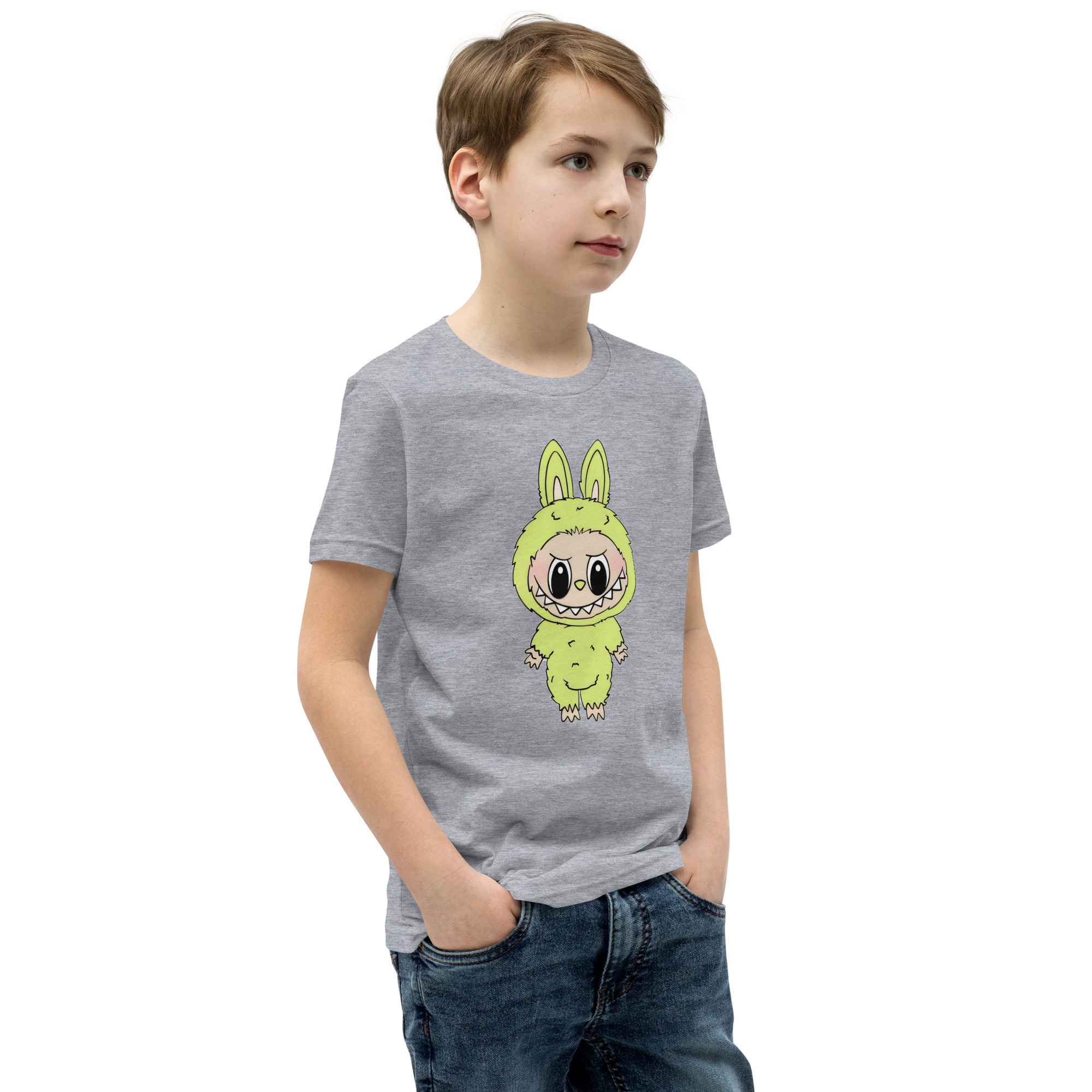 POP MART Labubu Printing Youth Short Sleeve T-Shirt P1-99 - Image 35