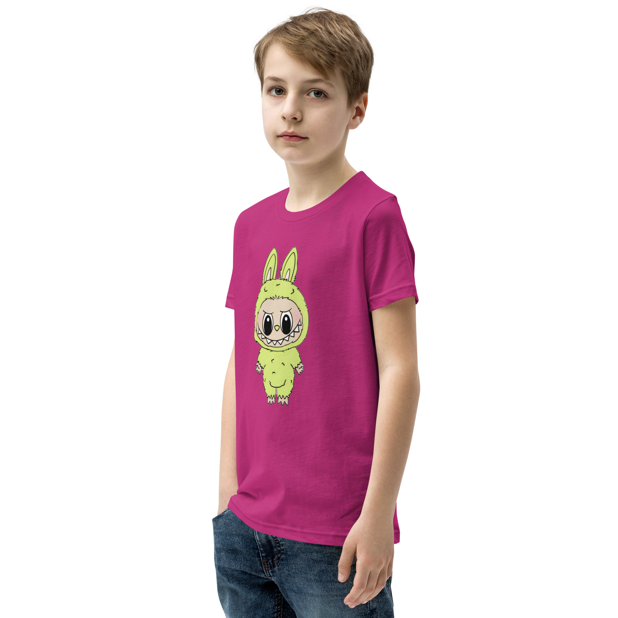 POP MART Labubu Printing Youth Short Sleeve T-Shirt P1-99 - Image 24