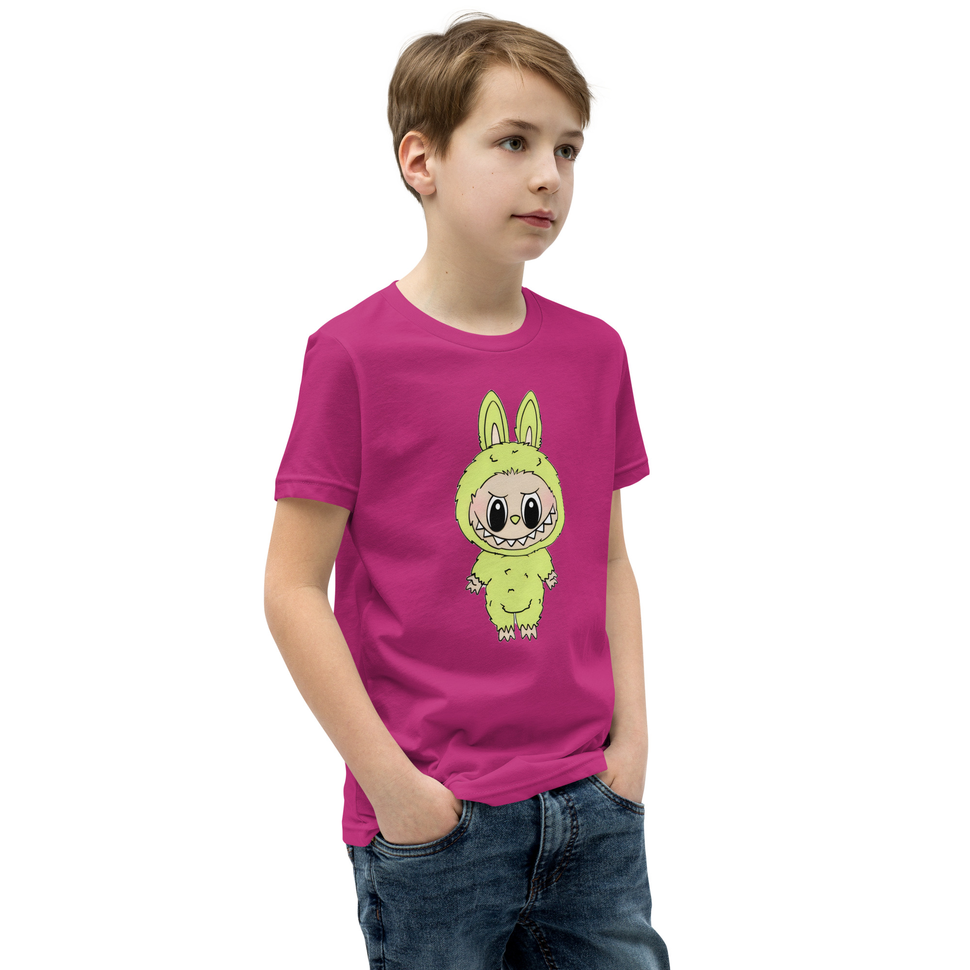 POP MART Labubu Printing Youth Short Sleeve T-Shirt P1-99 - Image 23