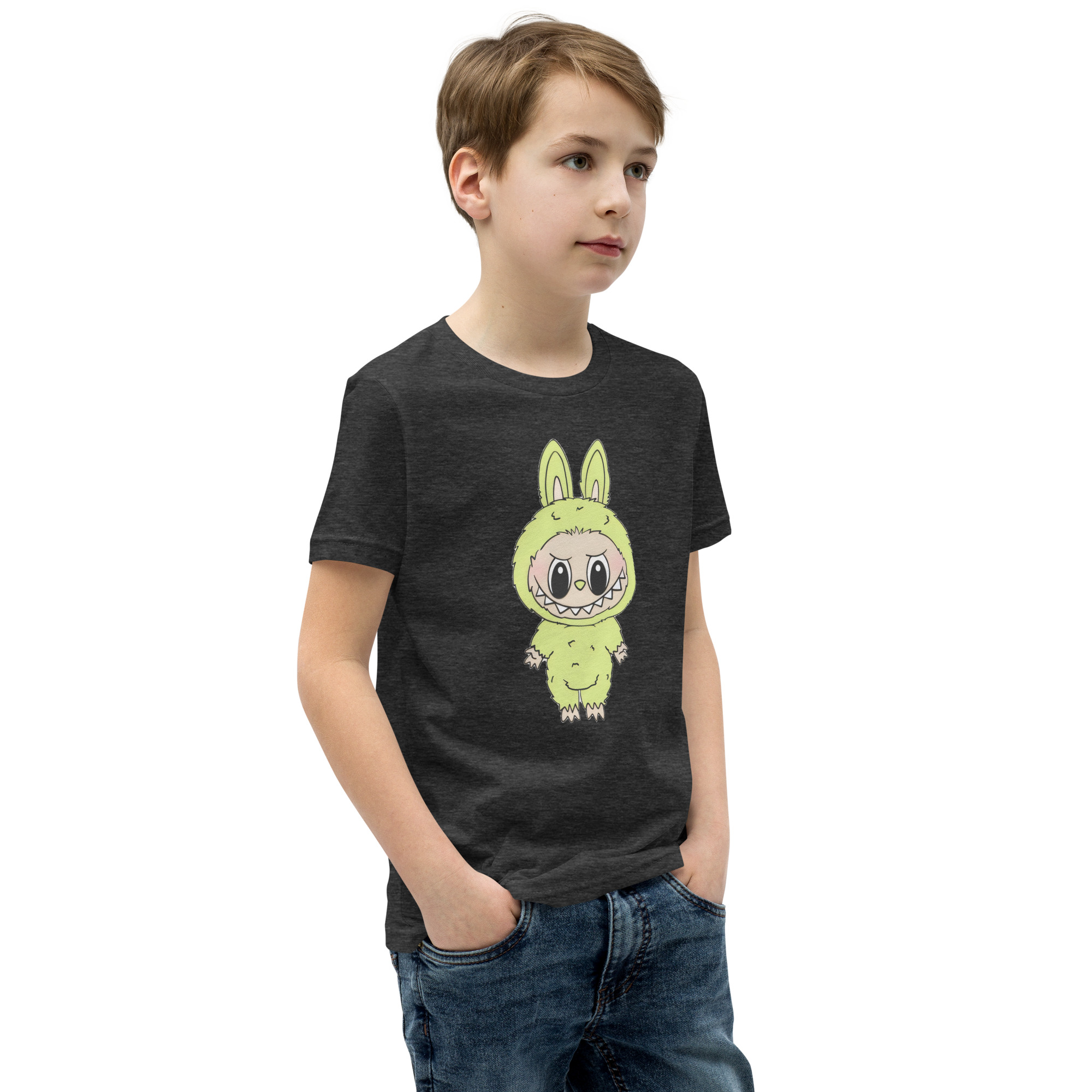POP MART Labubu Printing Youth Short Sleeve T-Shirt P1-99 - Image 17