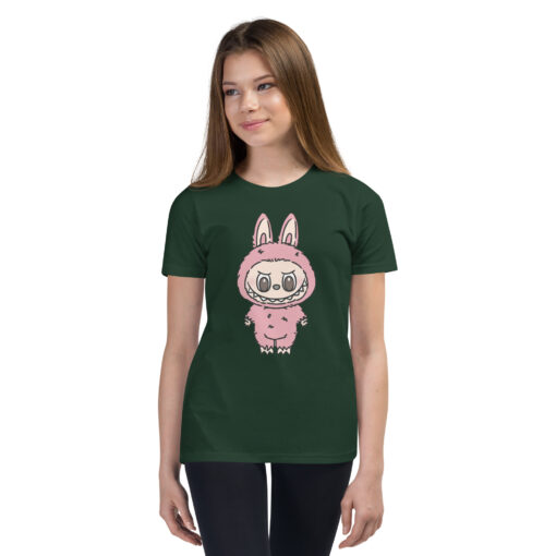 POP MART Labubu Printing Youth Short Sleeve T-Shirt P3-150 - Image 4