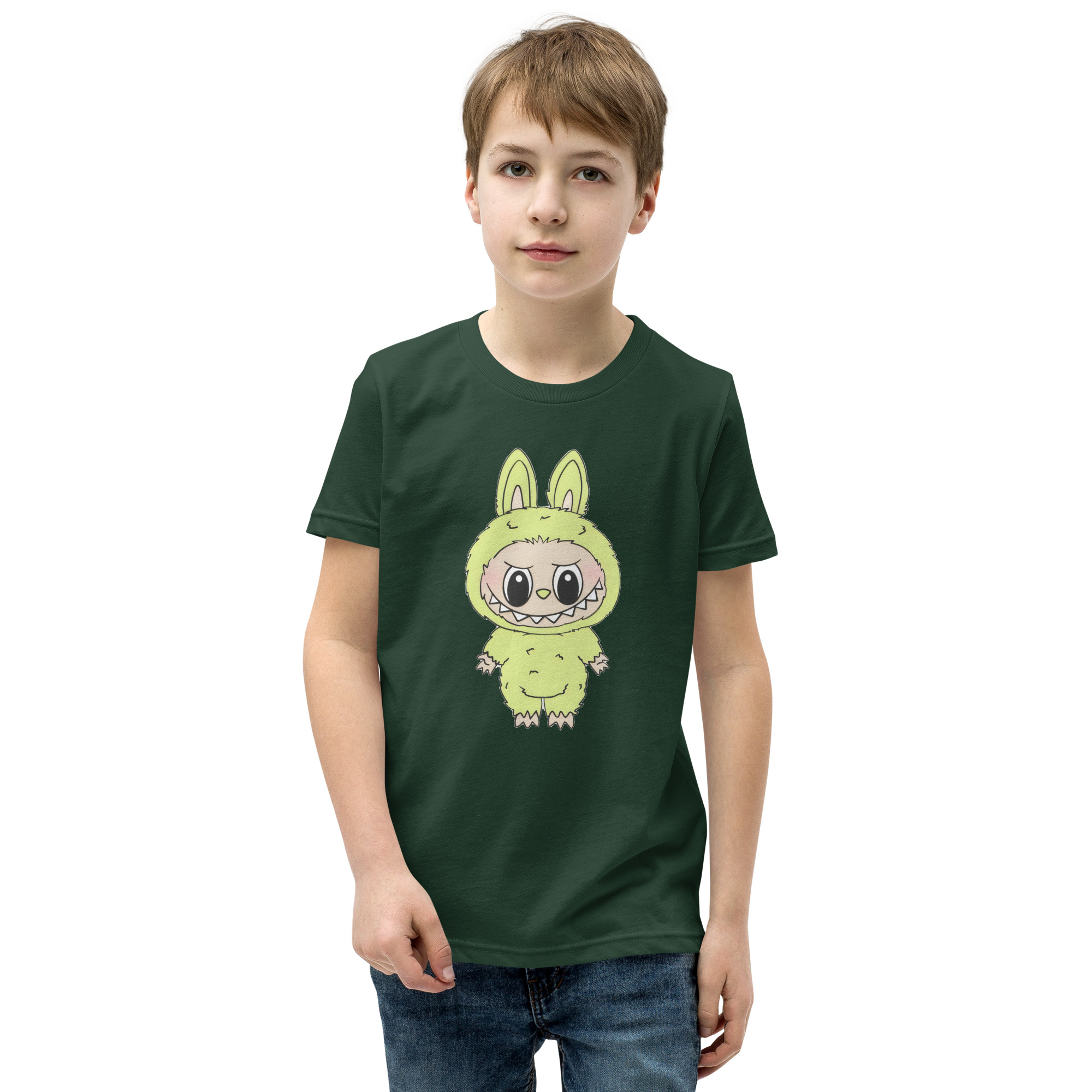 POP MART Labubu Printing Youth Short Sleeve T-Shirt P1-99 - Image 10