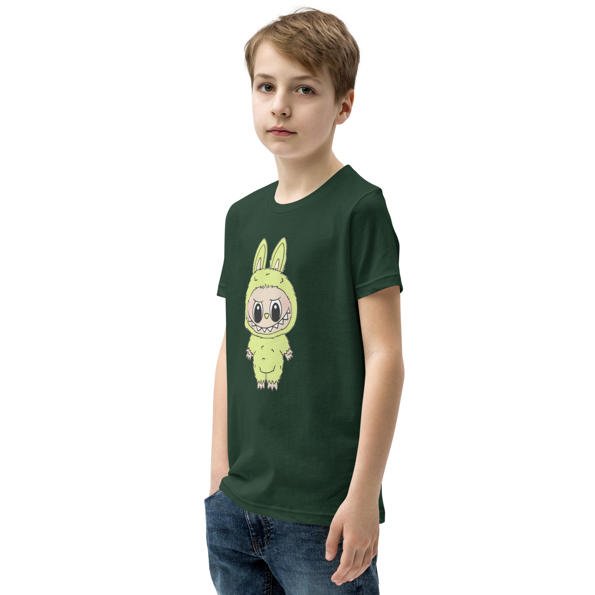 POP MART Labubu Printing Youth Short Sleeve T-Shirt P1-99 - Image 12