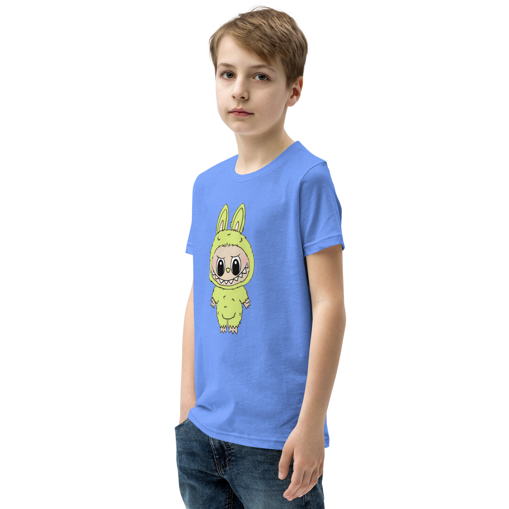 POP MART Labubu Printing Youth Short Sleeve T-Shirt P1-99 - Image 33