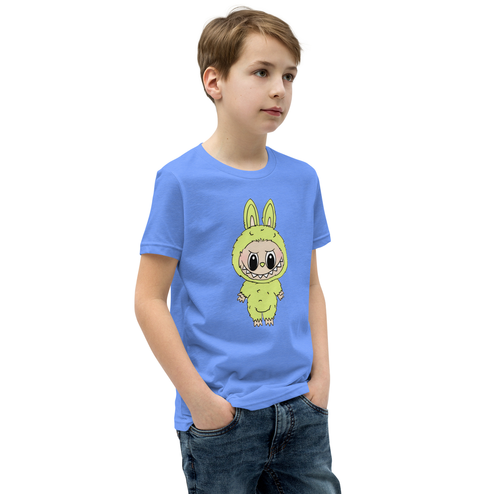 POP MART Labubu Printing Youth Short Sleeve T-Shirt P1-99 - Image 32