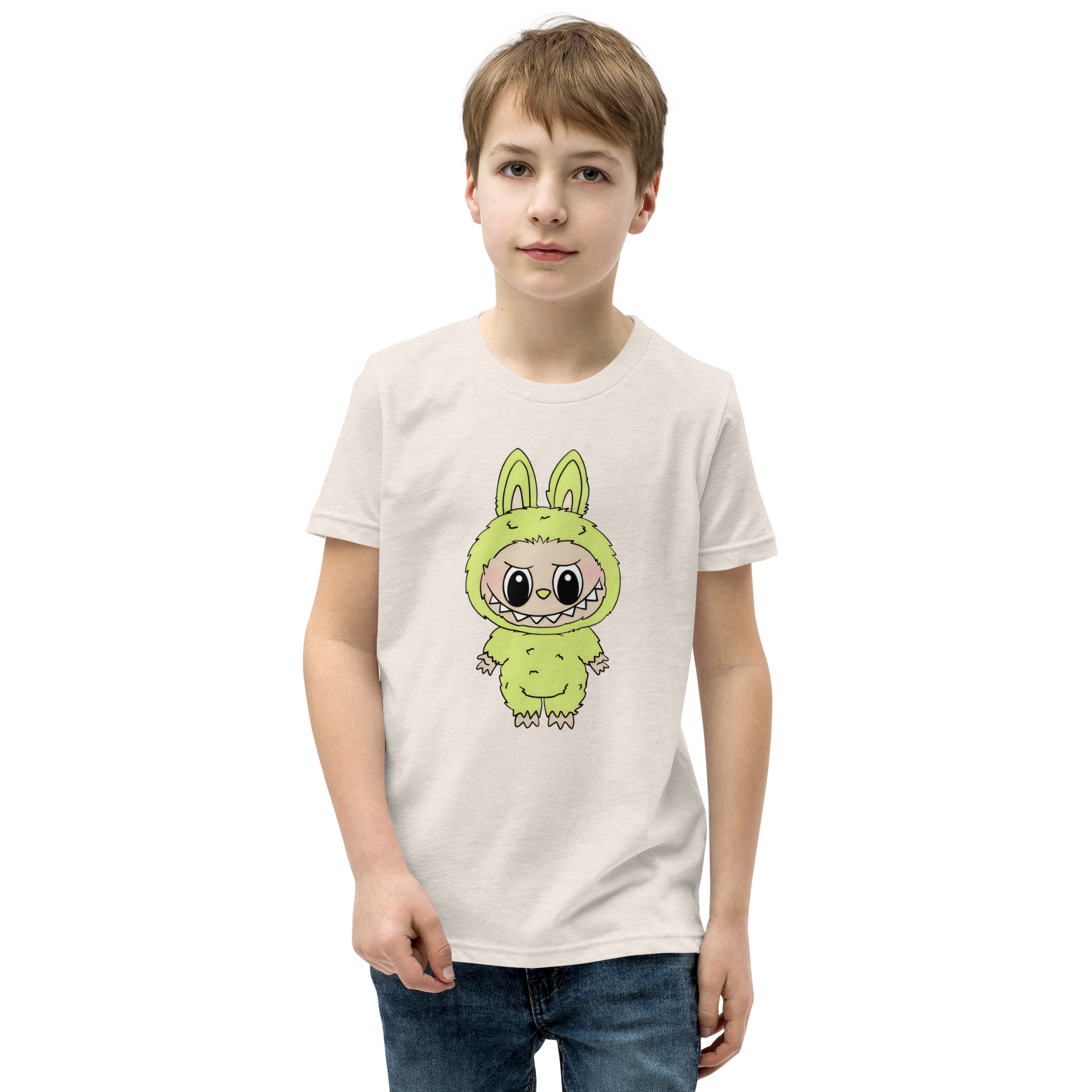 POP MART Labubu Printing Youth Short Sleeve T-Shirt P1-99 - Image 43