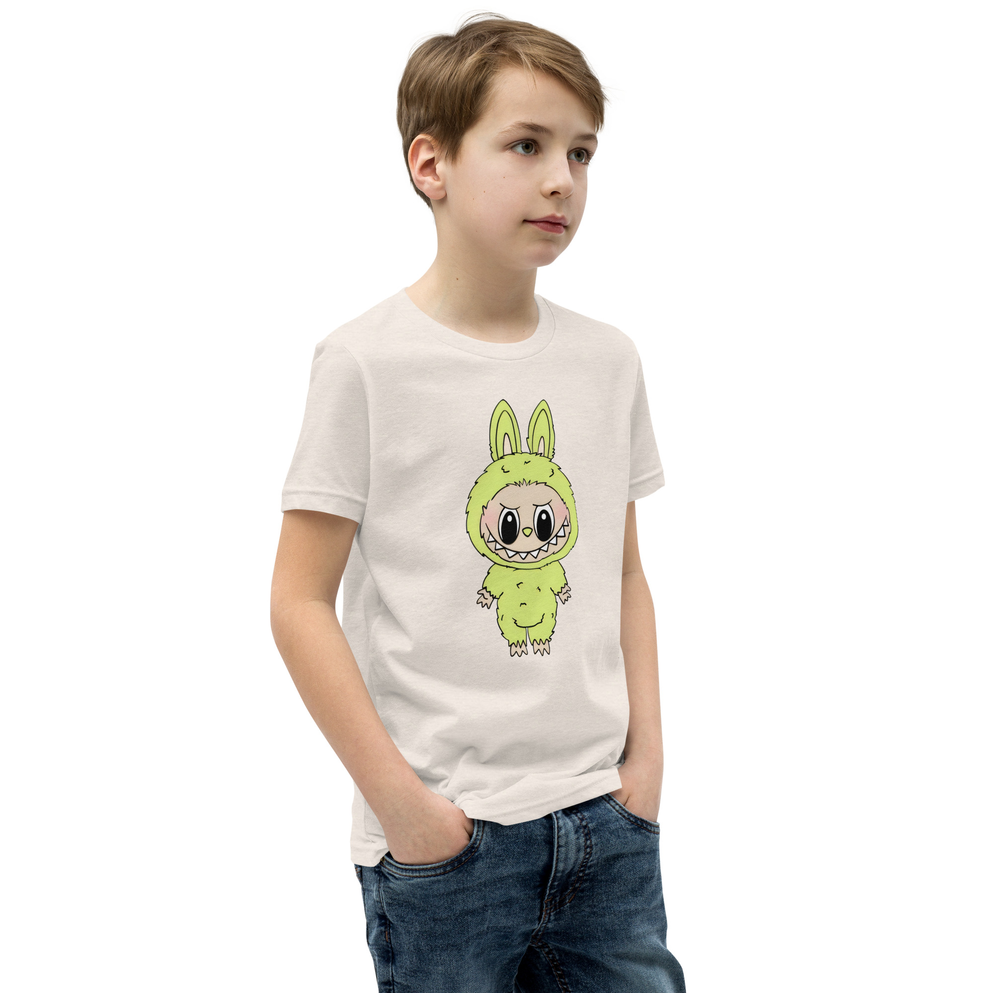 POP MART Labubu Printing Youth Short Sleeve T-Shirt P1-99 - Image 44
