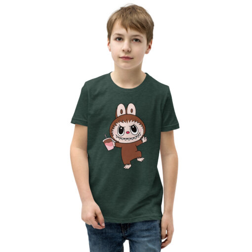POP MART Labubu Printing Youth Short Sleeve T-Shirt P1-122 - Image 25