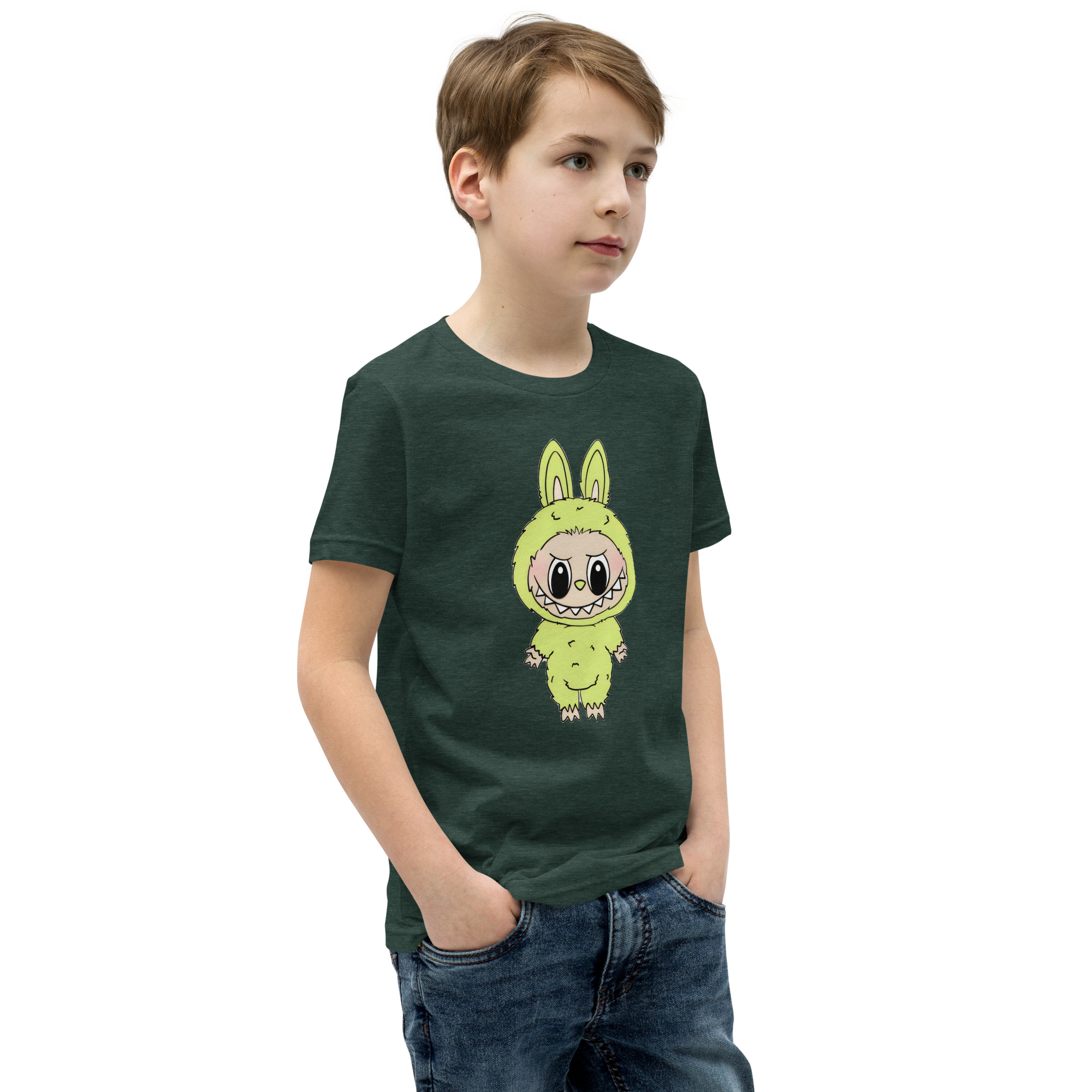 POP MART Labubu Printing Youth Short Sleeve T-Shirt P1-99 - Image 26