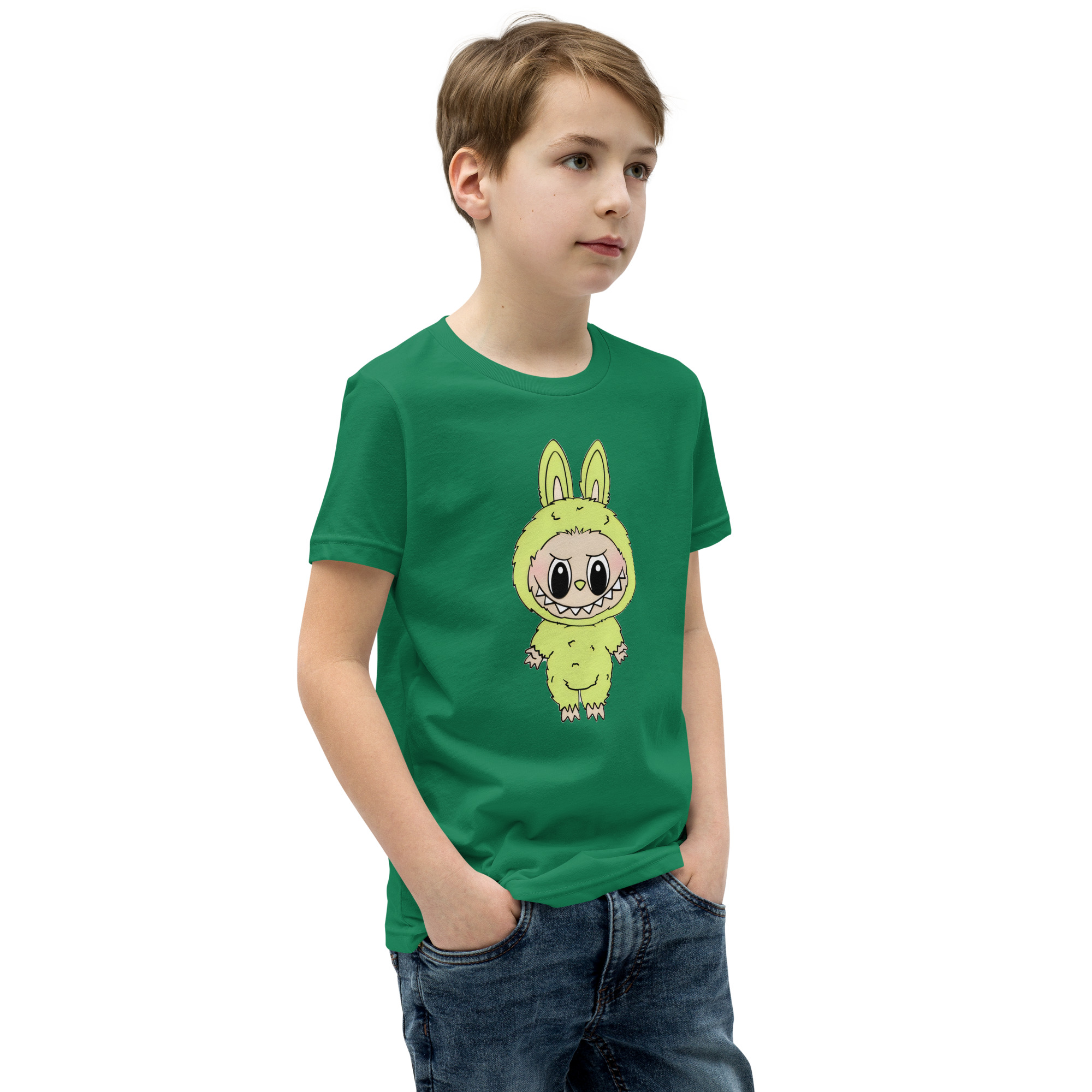 POP MART Labubu Printing Youth Short Sleeve T-Shirt P1-99 - Image 29