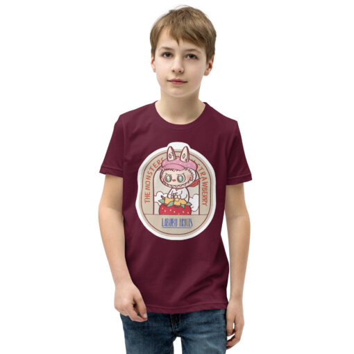 POP MART Labubu Printing Youth Short Sleeve T-Shirt P1-179 - Image 7