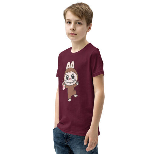 POP MART Labubu Printing Youth Short Sleeve T-Shirt P1-122 - Image 9