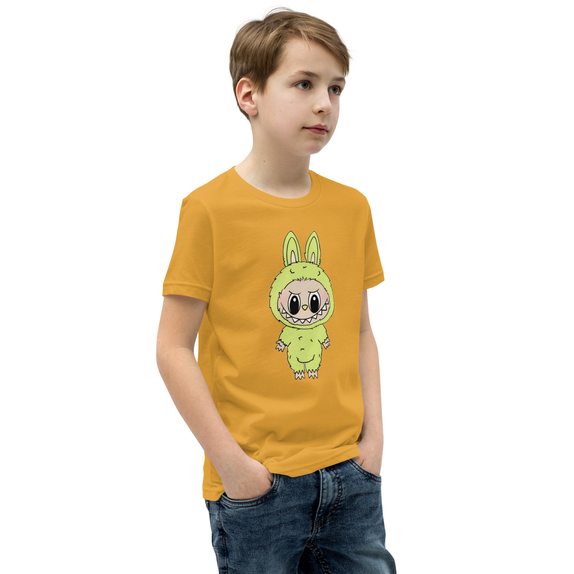 POP MART Labubu Printing Youth Short Sleeve T-Shirt P1-99 - Image 38